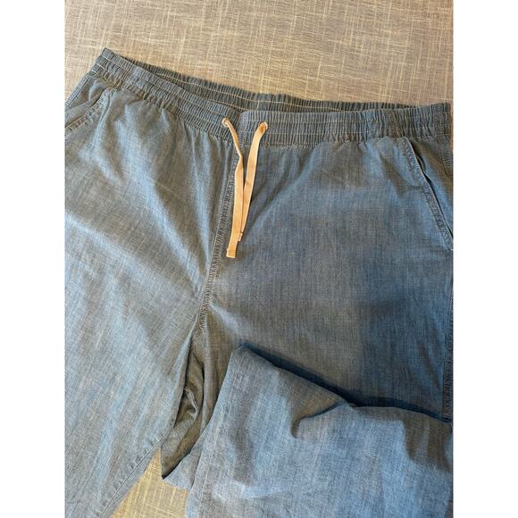 LL Bean Women's Sz 20W Plus Lakewashed Chambray Favorite Fit Pants - Picture 2 of 9